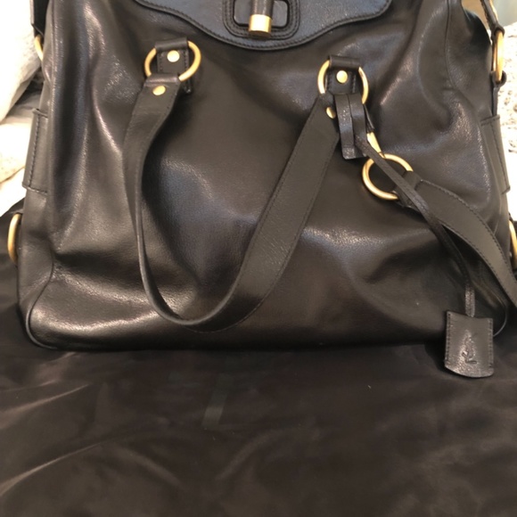 YSL ShoulderBag  Black Leather - Picture 8 of 9